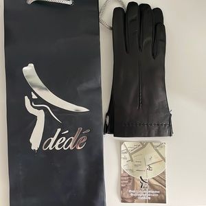 Italian Leather and Rabbit fur Gloves